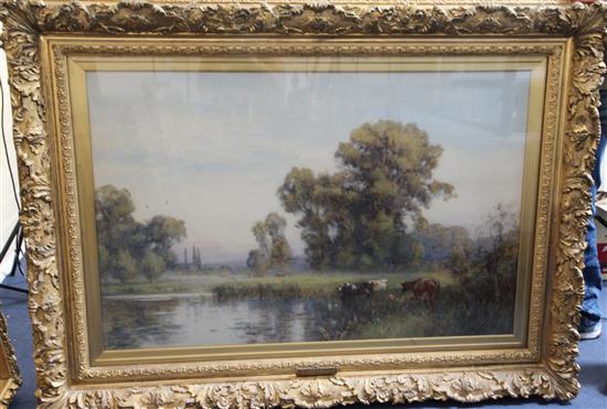 Sir Ernest Albert Waterlow (1850-1919) The Mists of Early Autumn 29.5 x 45.5in.